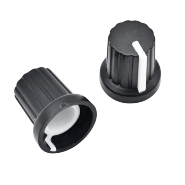 White Plastic Knob