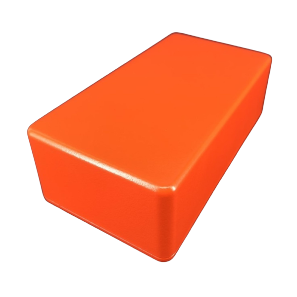 125B Box Matte Orange Sand Texture